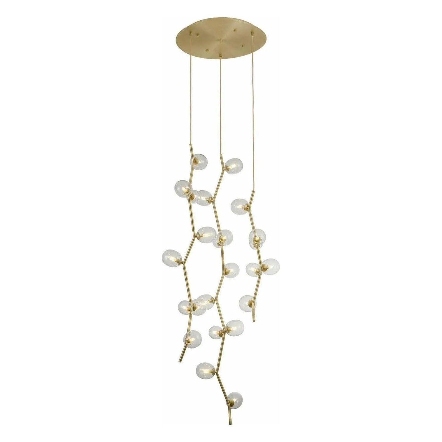 Avenue Lighting - Hampton Multi Pendant - HF4824-CLR - Canada Light Shop