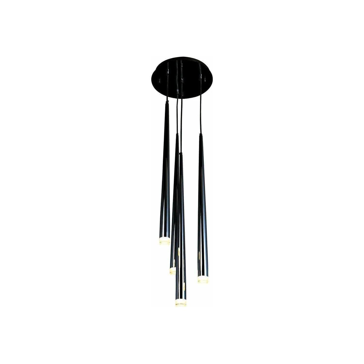 Avenue Lighting - Highland Ave. Mutli Pendant - HF2104-BLK - Canada Light Shop