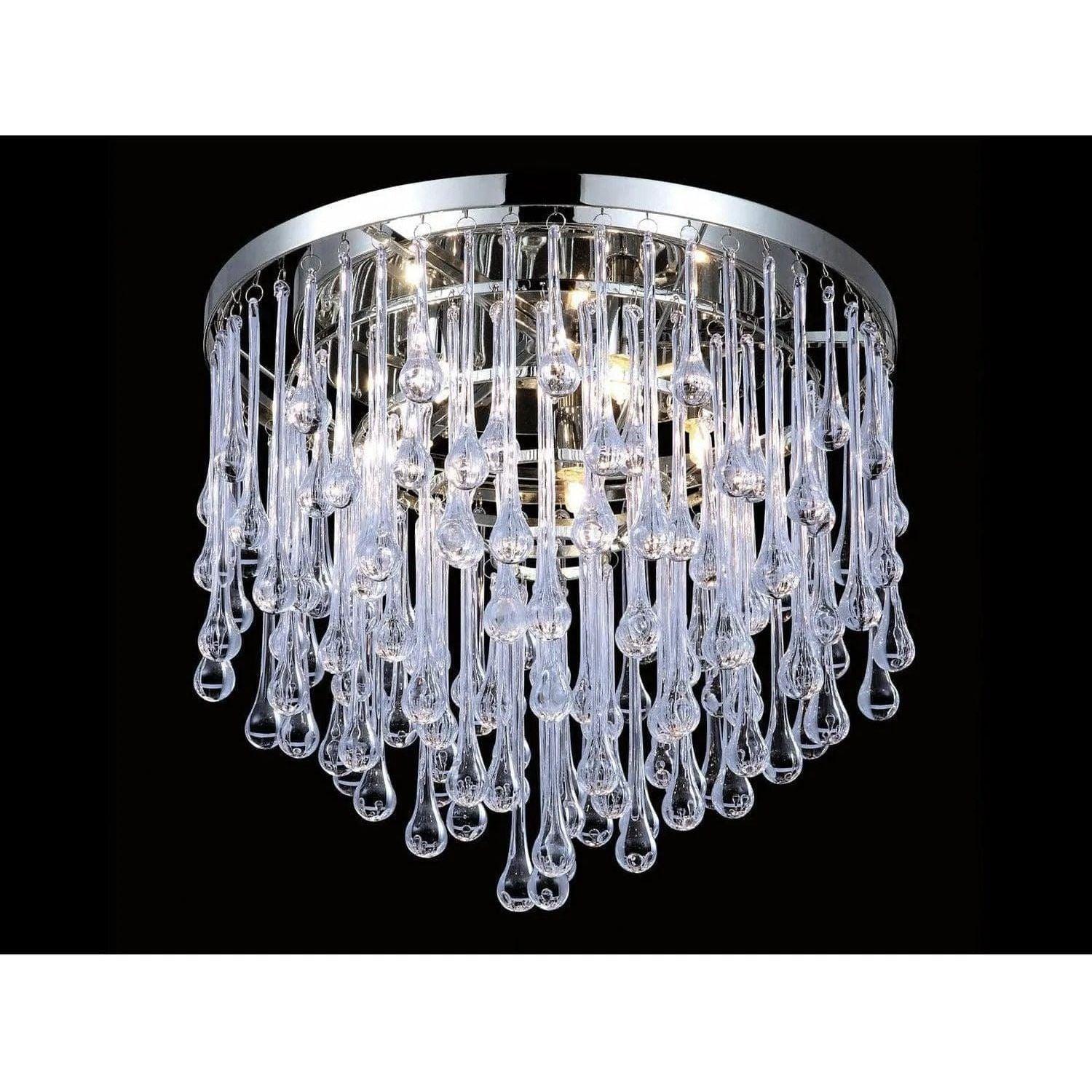 Avenue Lighting - Hollywood Blvd. Flush Mount - HF1803-PN - Canada Light Shop