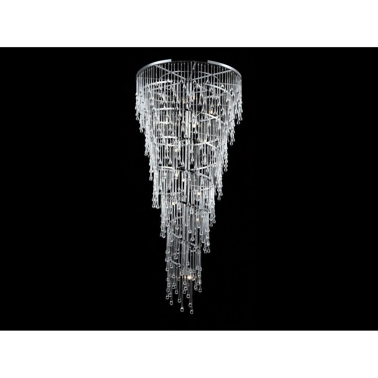 Avenue Lighting - Hollywood Blvd. Foyer Chandelier - HF1805-PN - Canada Light Shop