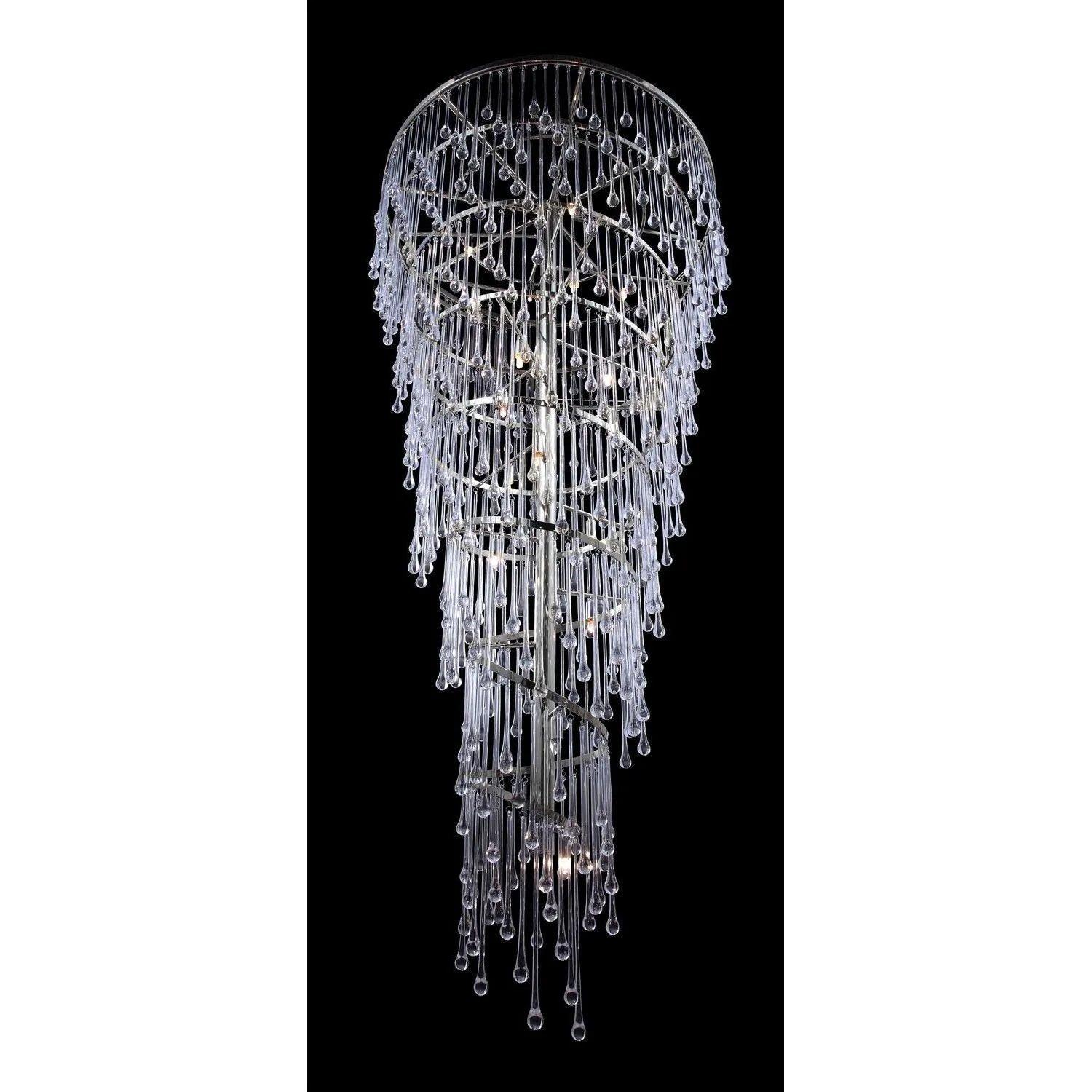 Avenue Lighting - Hollywood Blvd. Foyer Chandelier - HF1805-PN - Canada Light Shop