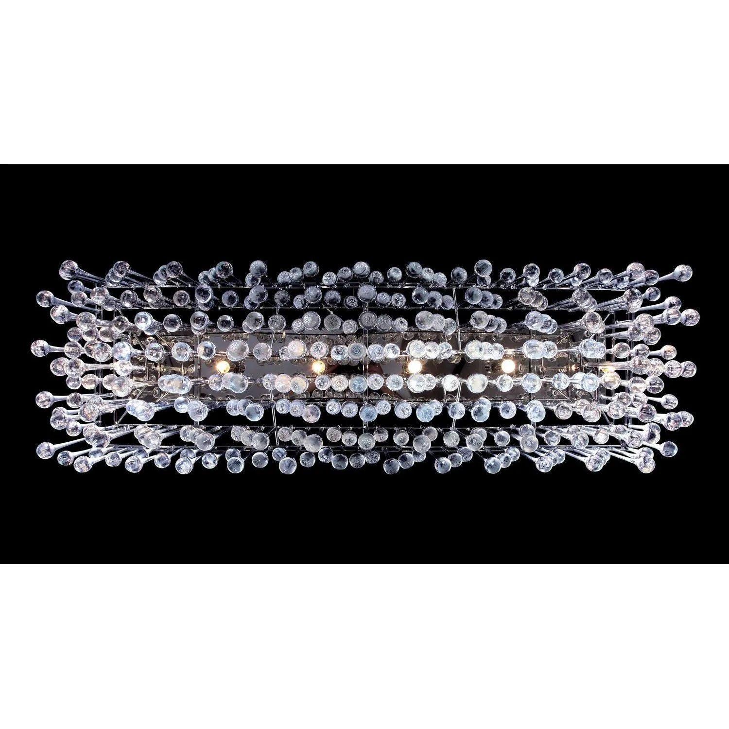 Avenue Lighting - Hollywood Blvd. Rectangular Chandelier - HF1807-PN - Canada Light Shop