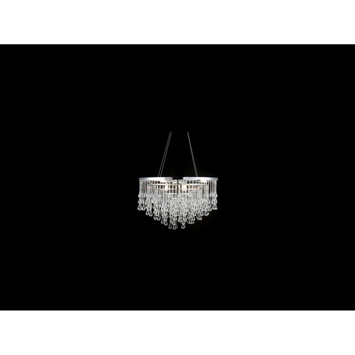 Avenue Lighting - Hollywood Blvd. Round Chandelier - HF1808-PN - Canada Light Shop