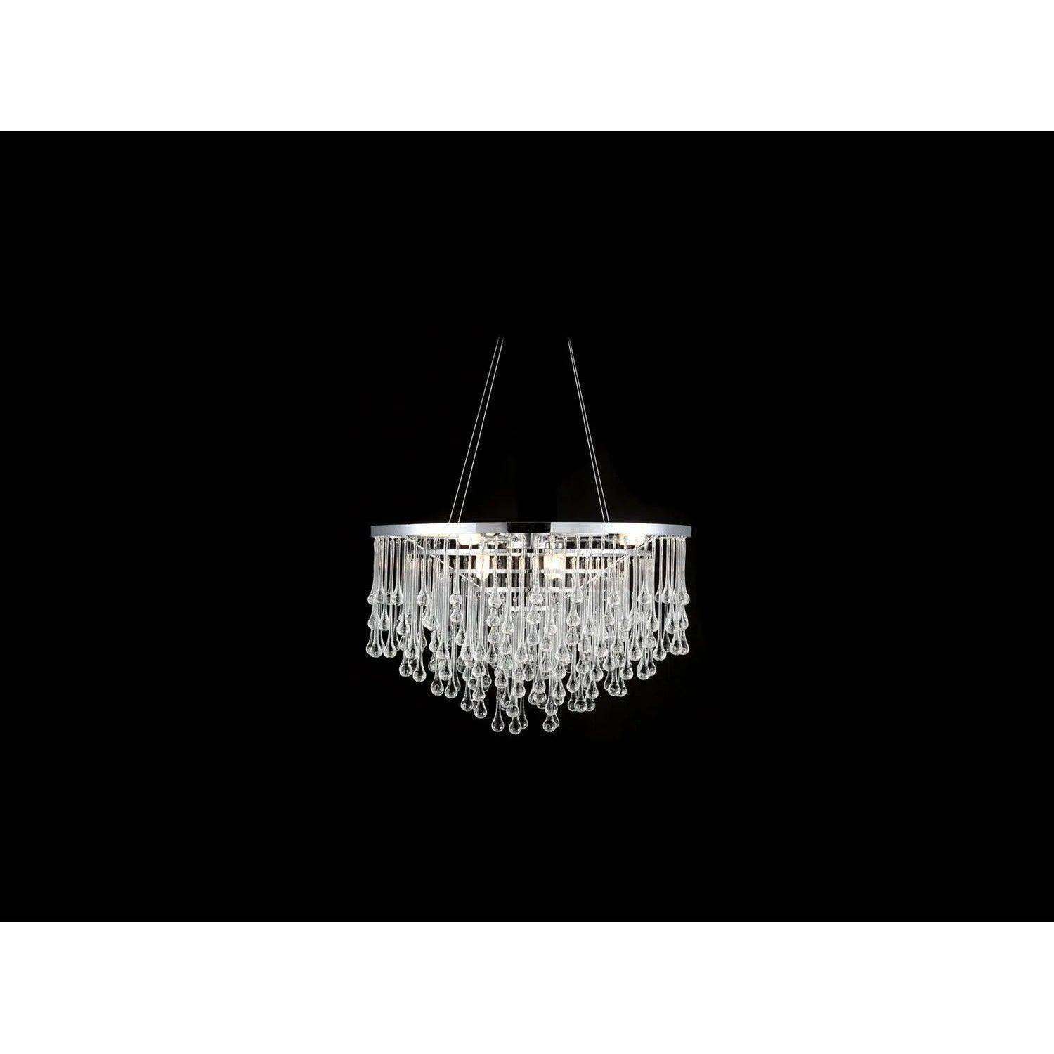 Avenue Lighting - Hollywood Blvd. Round Chandelier - HF1809-PN - Canada Light Shop