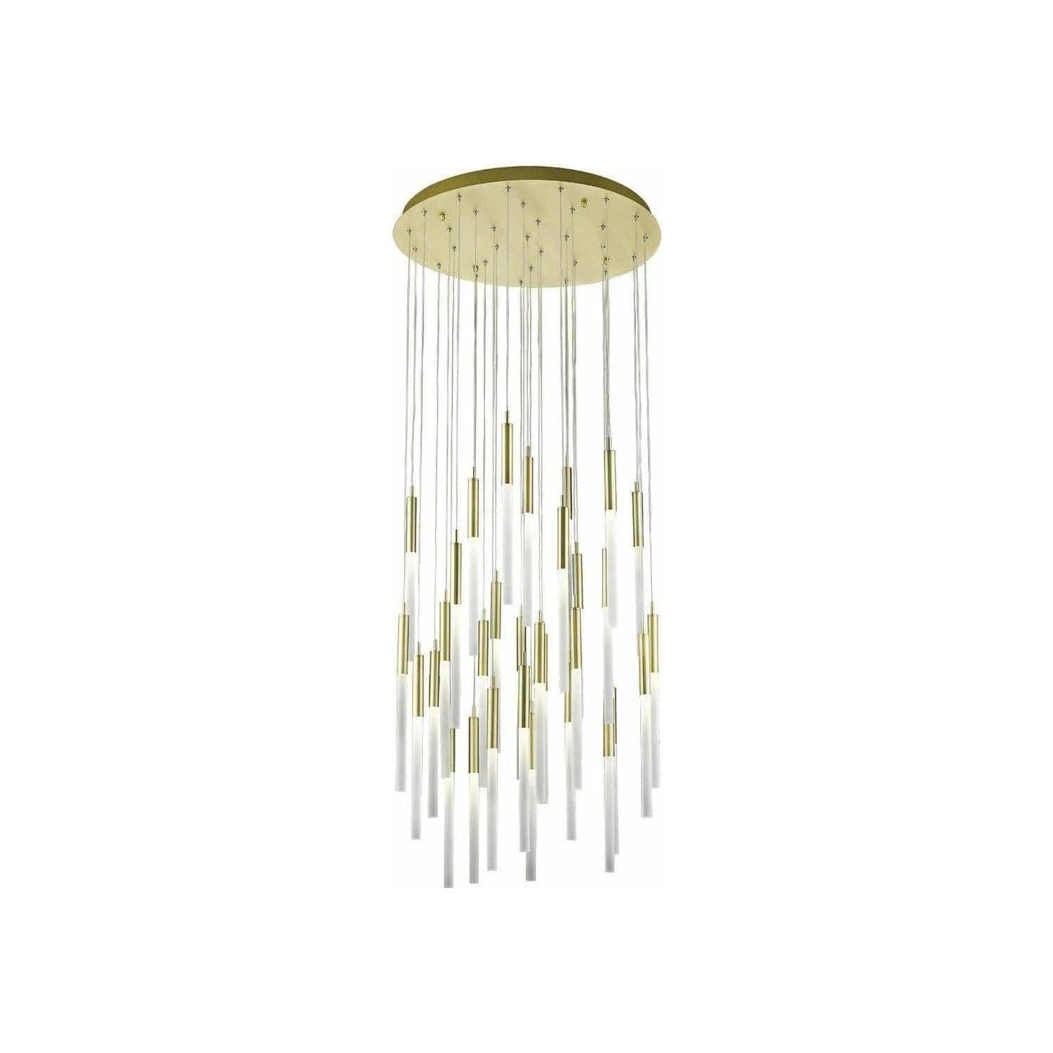Avenue Lighting - Main St. Multi Pendant - HF2031-FR-BB - Canada Light Shop