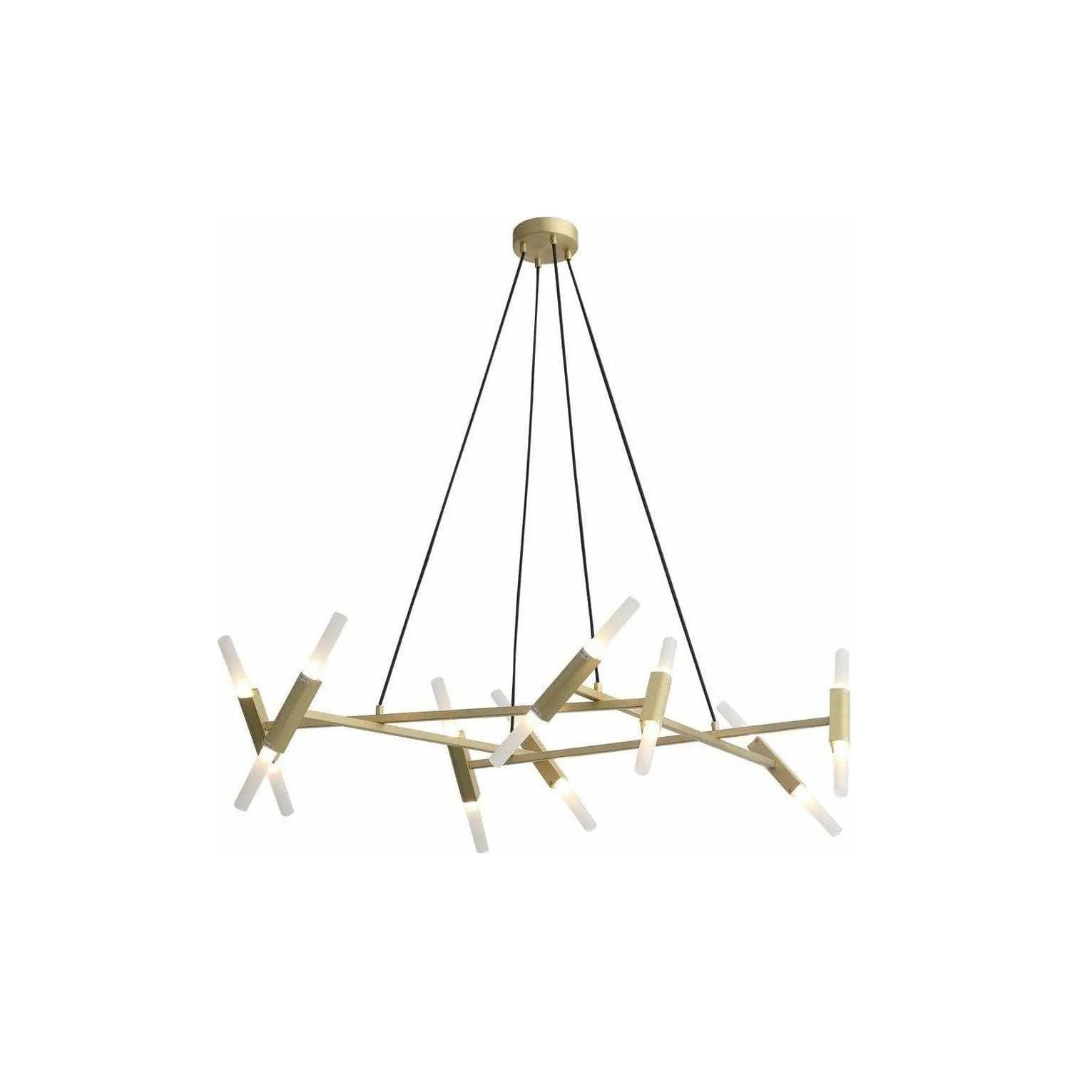 Avenue Lighting - Manhattan Ave. Linear Chandelier - HF6016-BB - Canada Light Shop