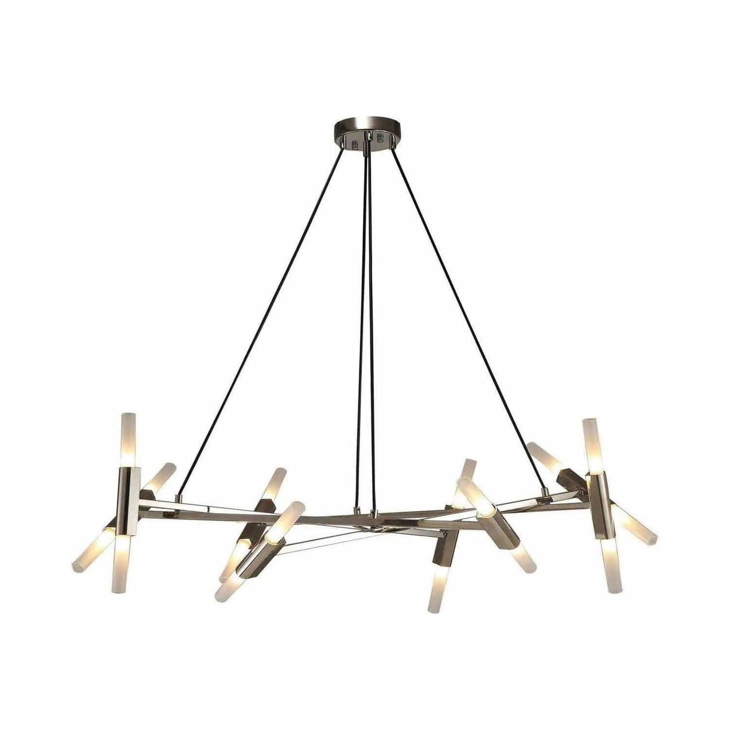 Avenue Lighting - Manhattan Ave. Linear Chandelier - HF6016-PN - Canada Light Shop