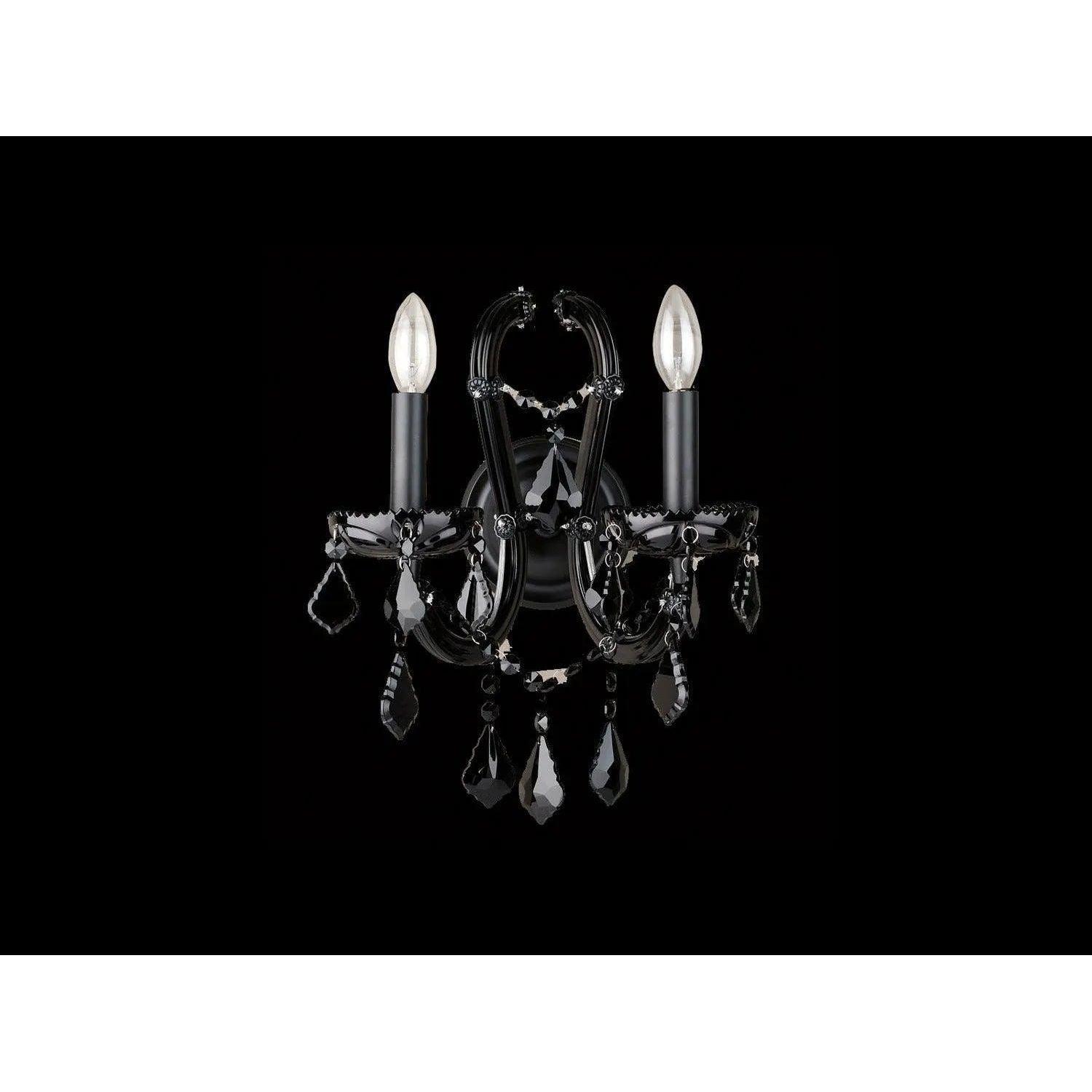 Avenue Lighting - Onyx Ln. Wall Sconce - HF1041-BLK - Canada Light Shop
