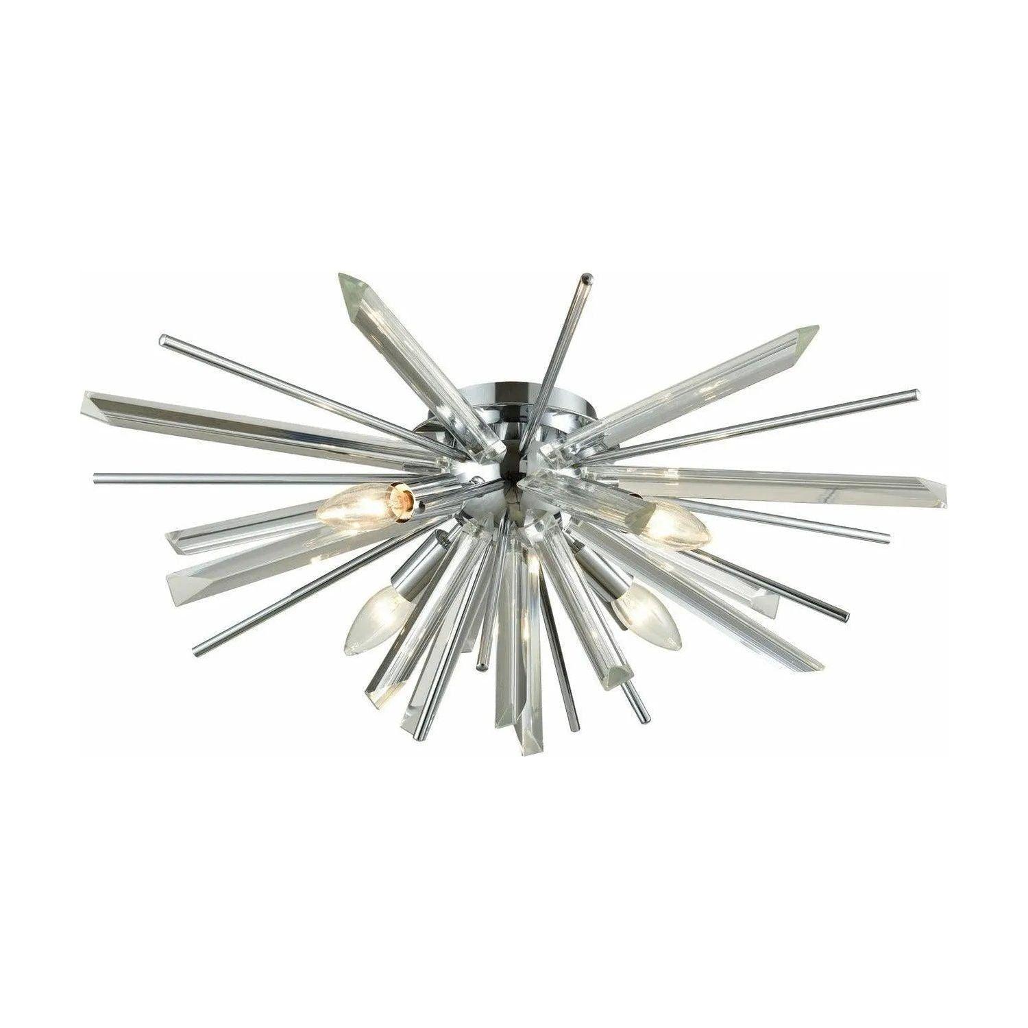Avenue Lighting - Palisades Ave. Flush Mount - HF8205-CH - Canada Light Shop
