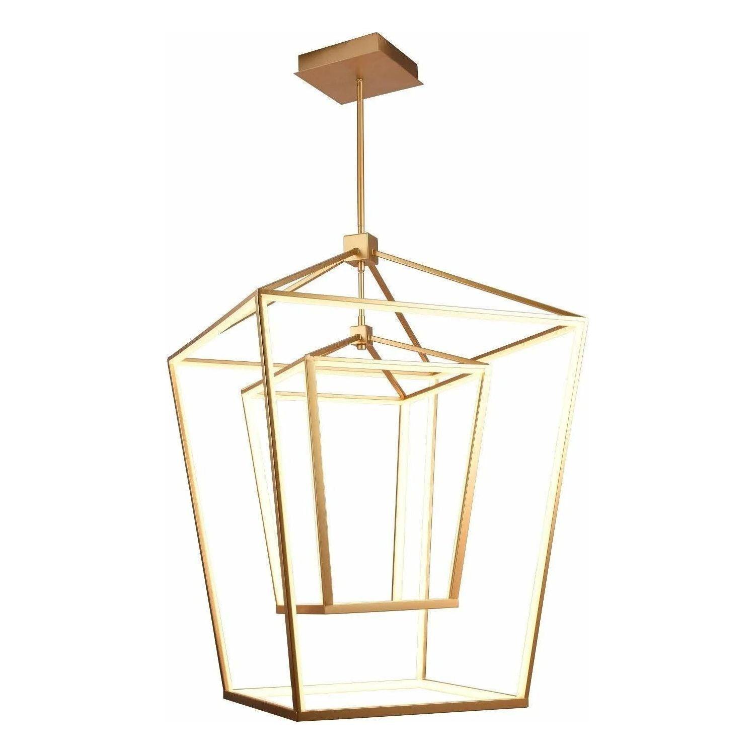 Avenue Lighting - Park Ave. Double Hanging Chandelier - HF9412-GLD - Canada Light Shop