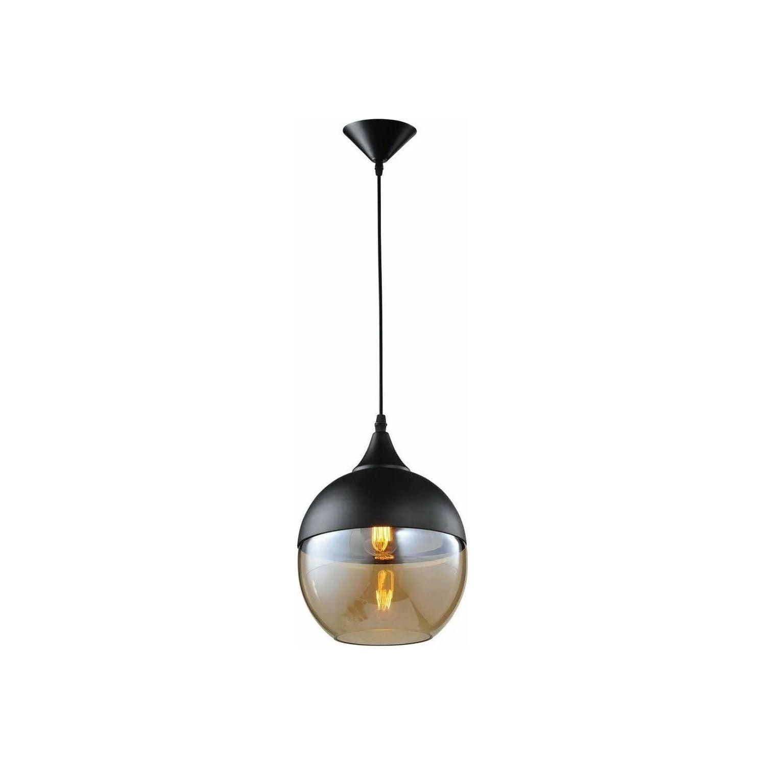 Avenue Lighting - Robertson Blvd. Round Pendant - HF9111-BKBZ - Canada Light Shop