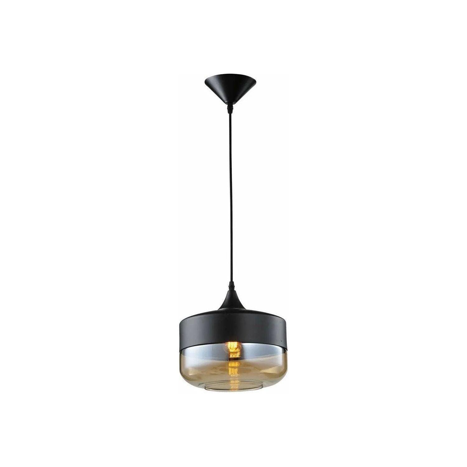 Avenue Lighting - Robertson Blvd. Wide Pendant - HF9113-BKBZ - Canada Light Shop