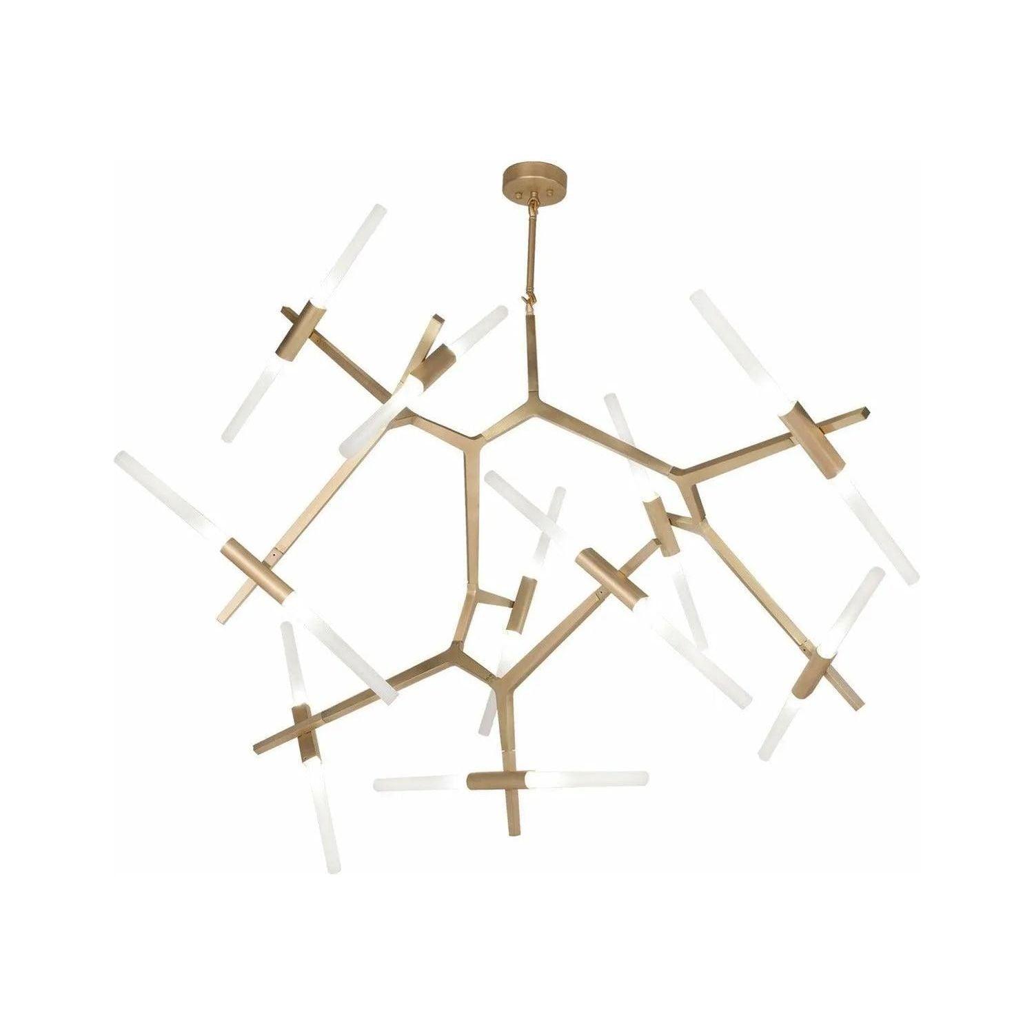 Avenue Lighting - San Vicente Vertical Chandelier - HF8061-20-BB - Canada Light Shop