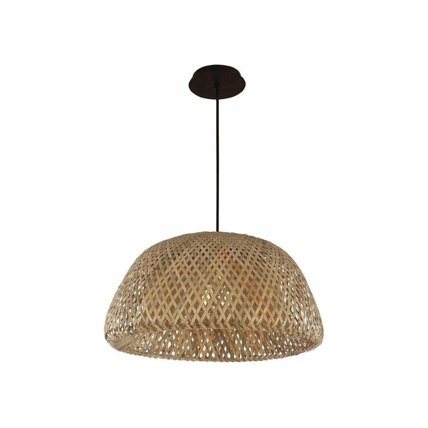 Avenue Lighting - Tulum Large Pendant - HF1003-BW - Canada Light Shop