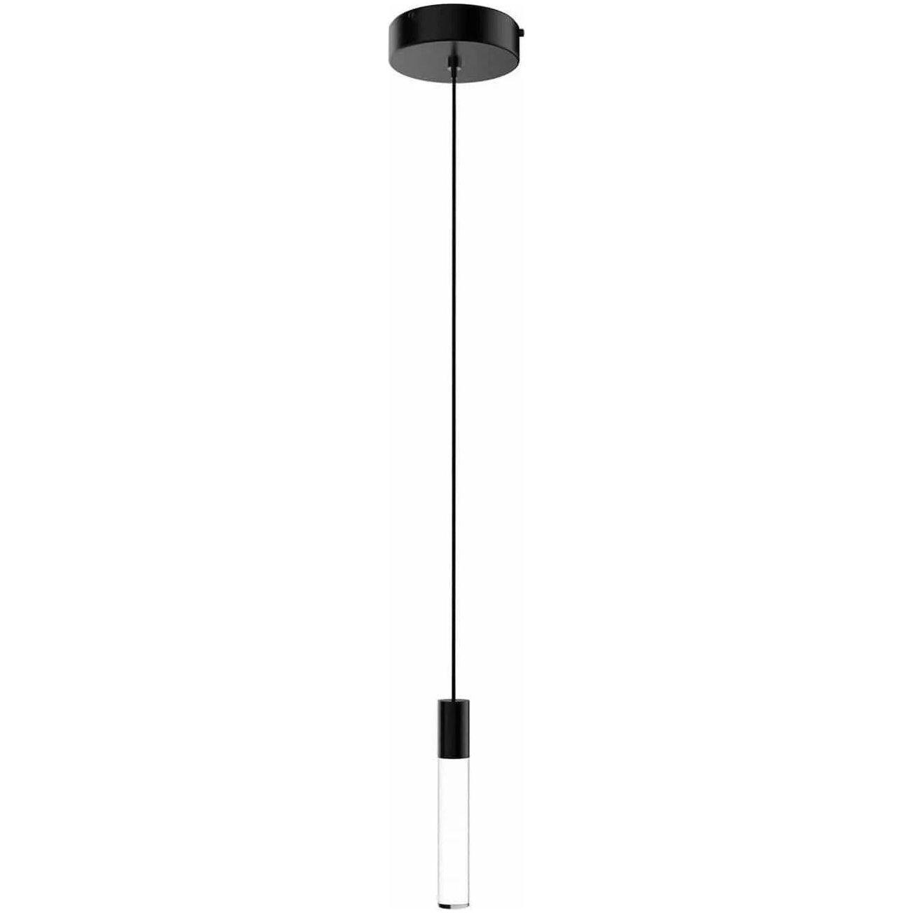 BlackJack Lighting - Lightguide Tall Clear Pendant - MLTC-01P-BL-12P-30K - Canada Light Shop