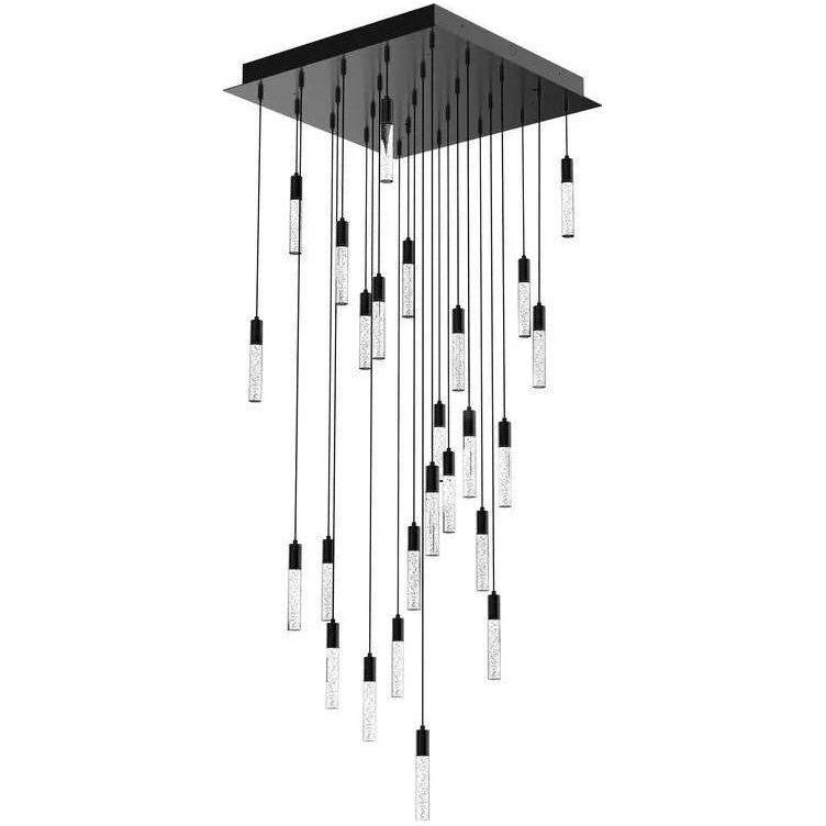 BlackJack Lighting - Seraph Square Pendant - SER-24P-BL-LBU-27U-30K - Canada Light Shop