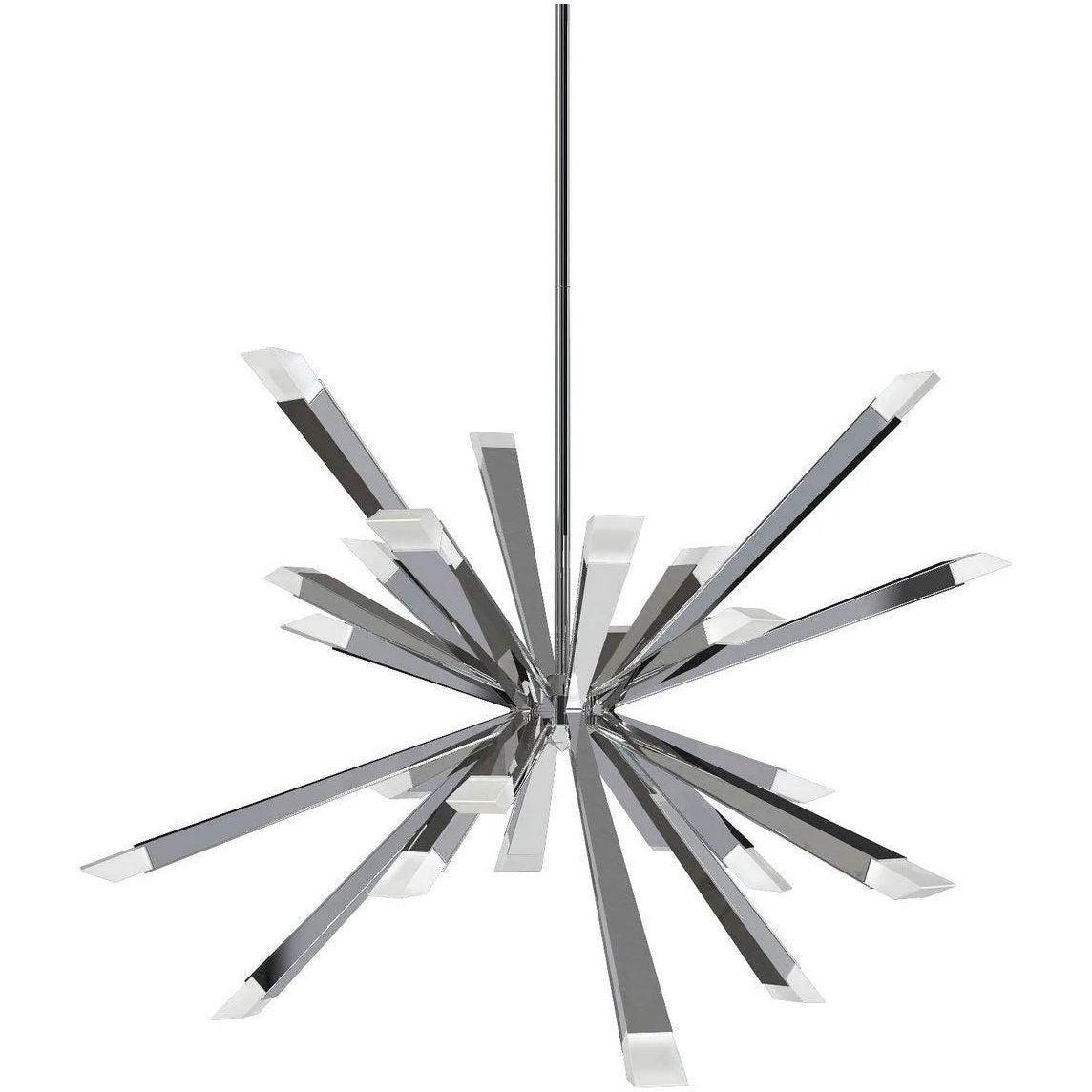 BlackJack Lighting - Starburst Chandelier - STB-29C-PC-27U-30K - Canada Light Shop