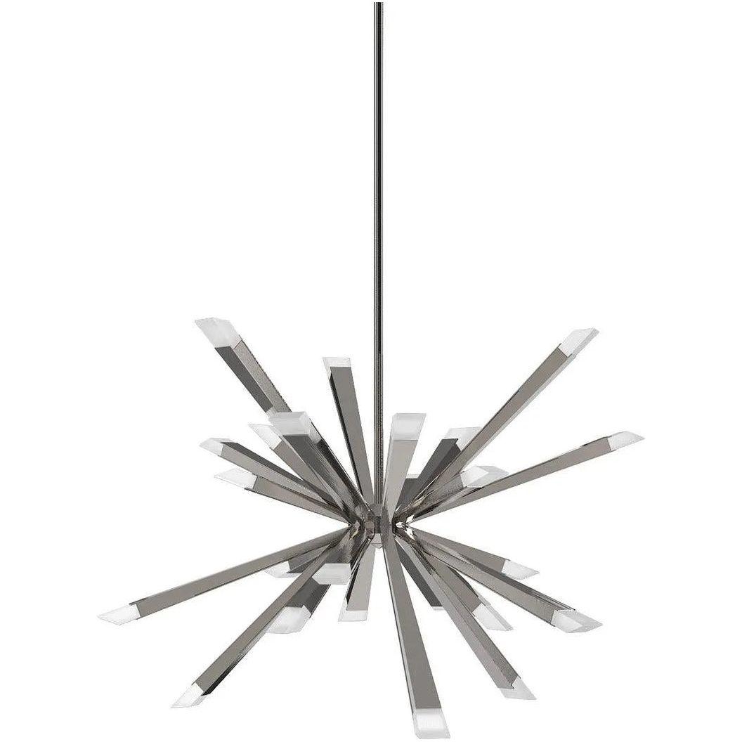 BlackJack Lighting - Starburst Chandelier - STB-29C-SN-27U-30K - Canada Light Shop