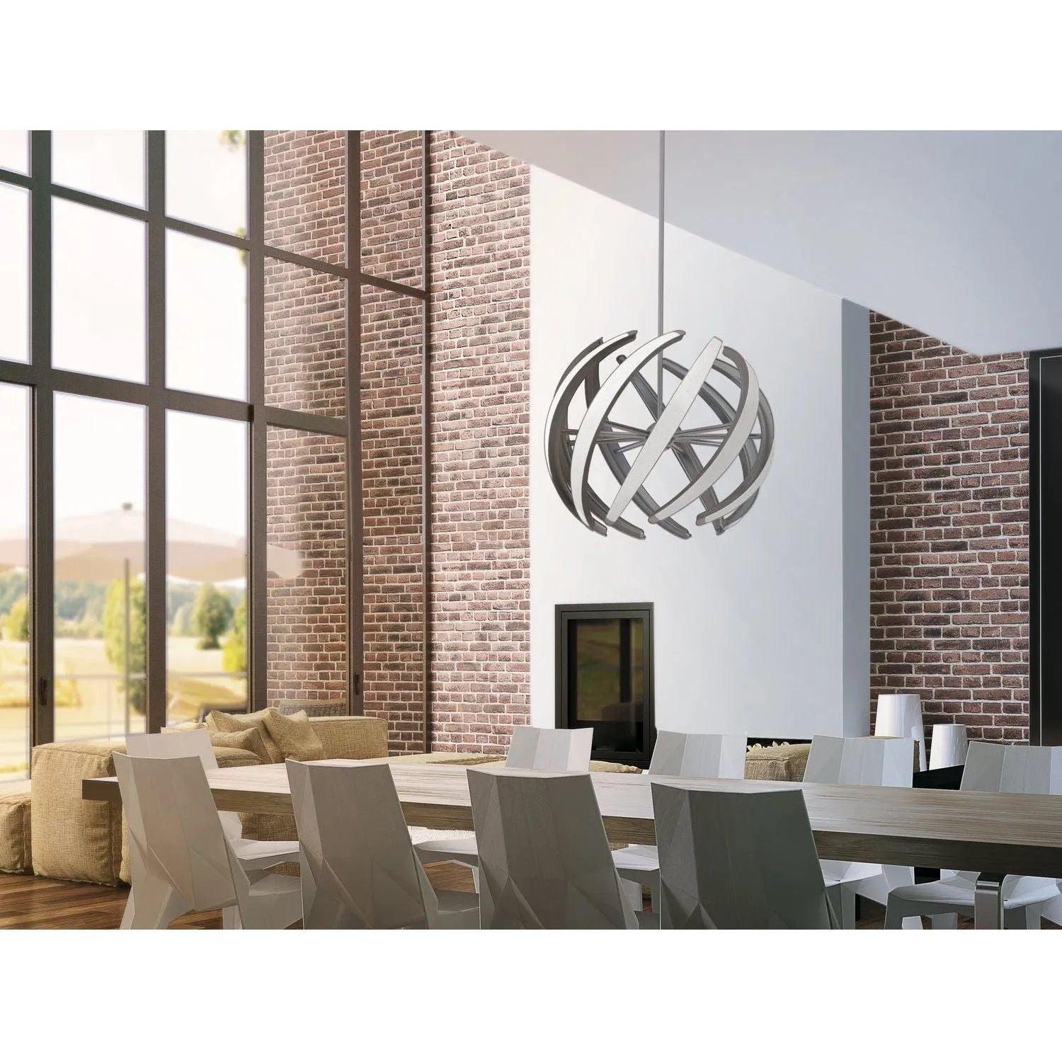 BlackJack Lighting - Swirl Pendant - SWL-16P-SN-27U-30K - Canada Light Shop