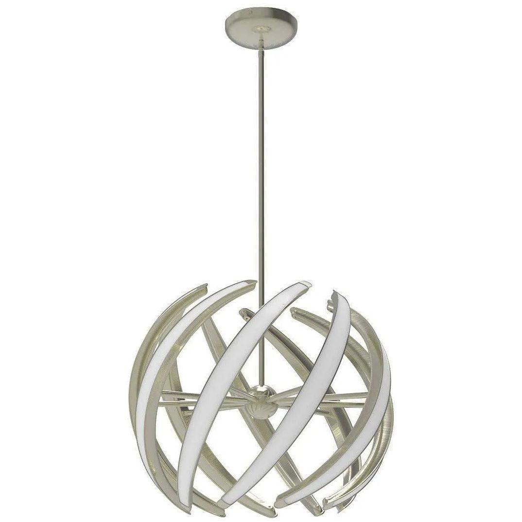 BlackJack Lighting - Swirl Pendant - SWL-23P-SN-27U-30K - Canada Light Shop