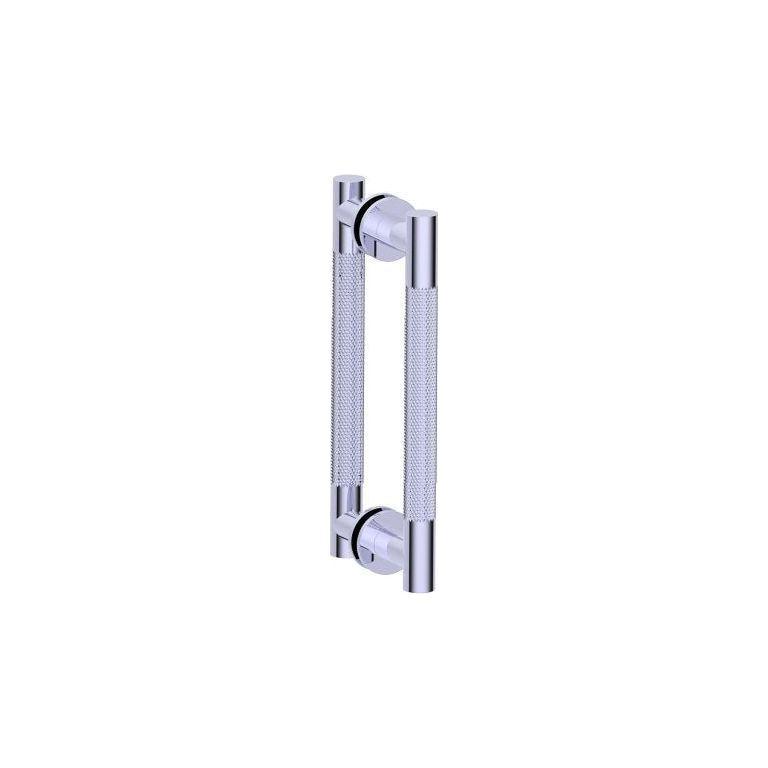 Kartners - Circo Knurled Double Shower Door Handle - 3667808-99 - Canada Light Shop