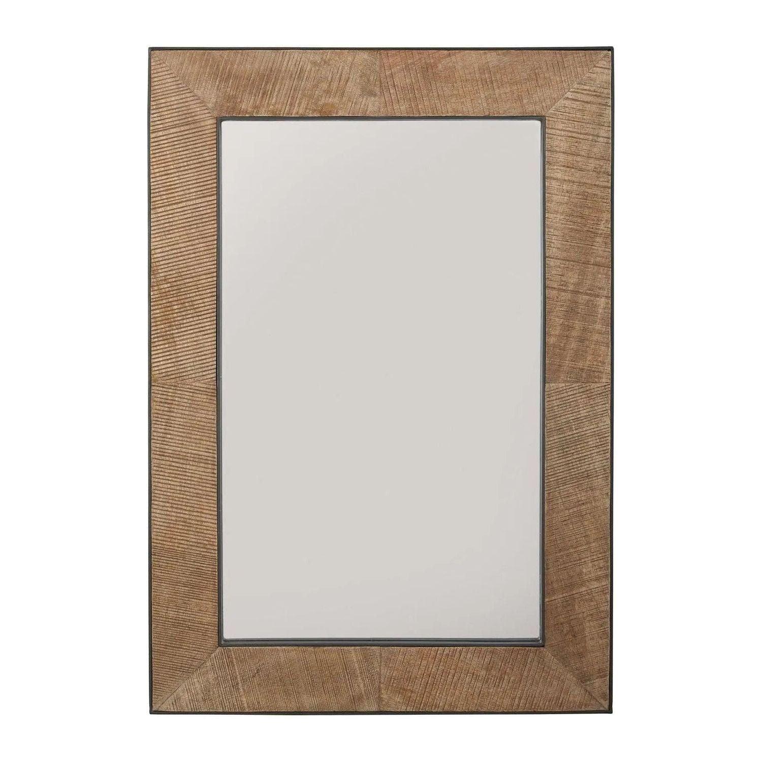 Capital Lighting Fixture Company - 32"W x 46"H Rectangle Sawn Wood Mirror - 736102MM - Canada Light Shop