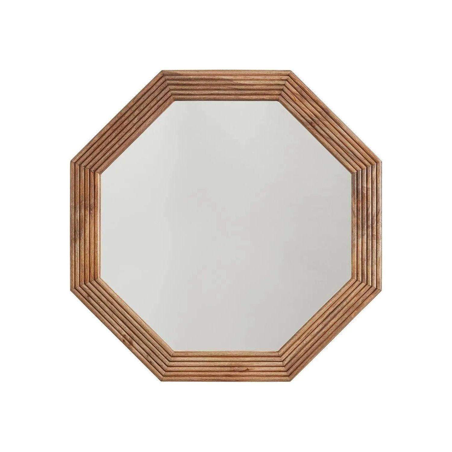 Capital Lighting Fixture Company - 33" Octagonal Mango Wood Mirror - 734001MM - Canada Light Shop
