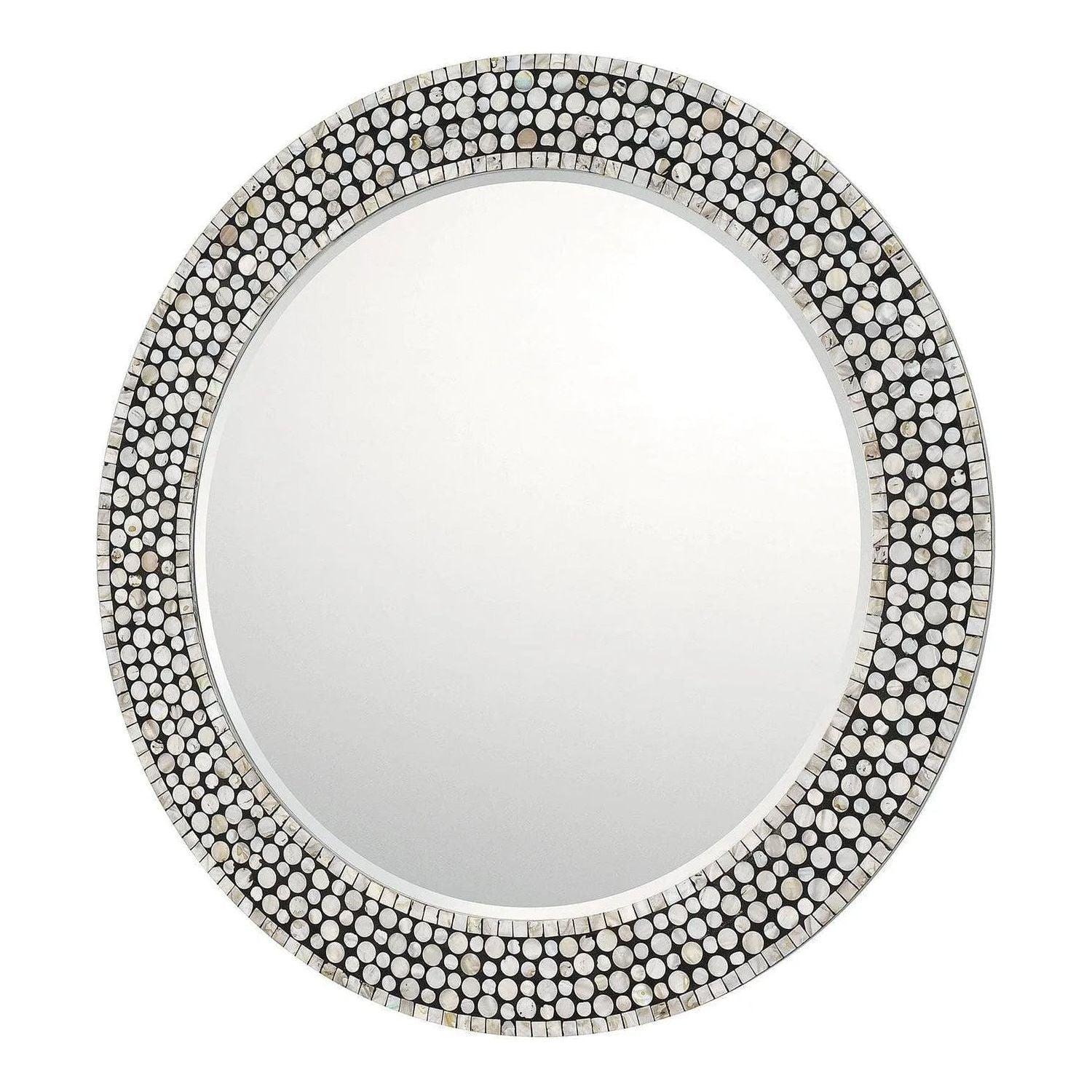 Capital Lighting Fixture Company - 35" Round Mother of Pearl Mirror - 717201MM - Canada Light Shop