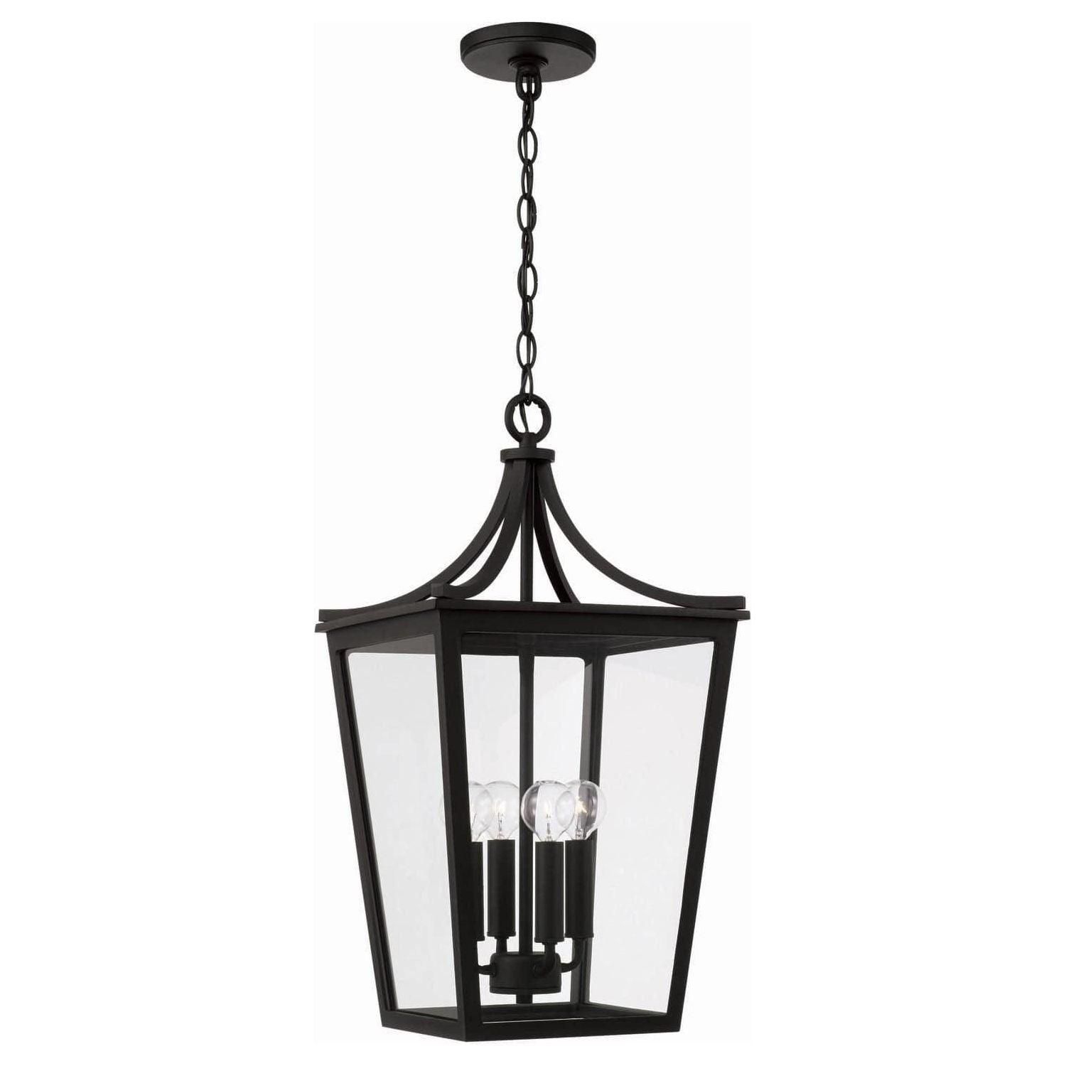 Capital Lighting Fixture Company - Adair Outdoor Hanging Lantern - 947942BK - Canada Light Shop