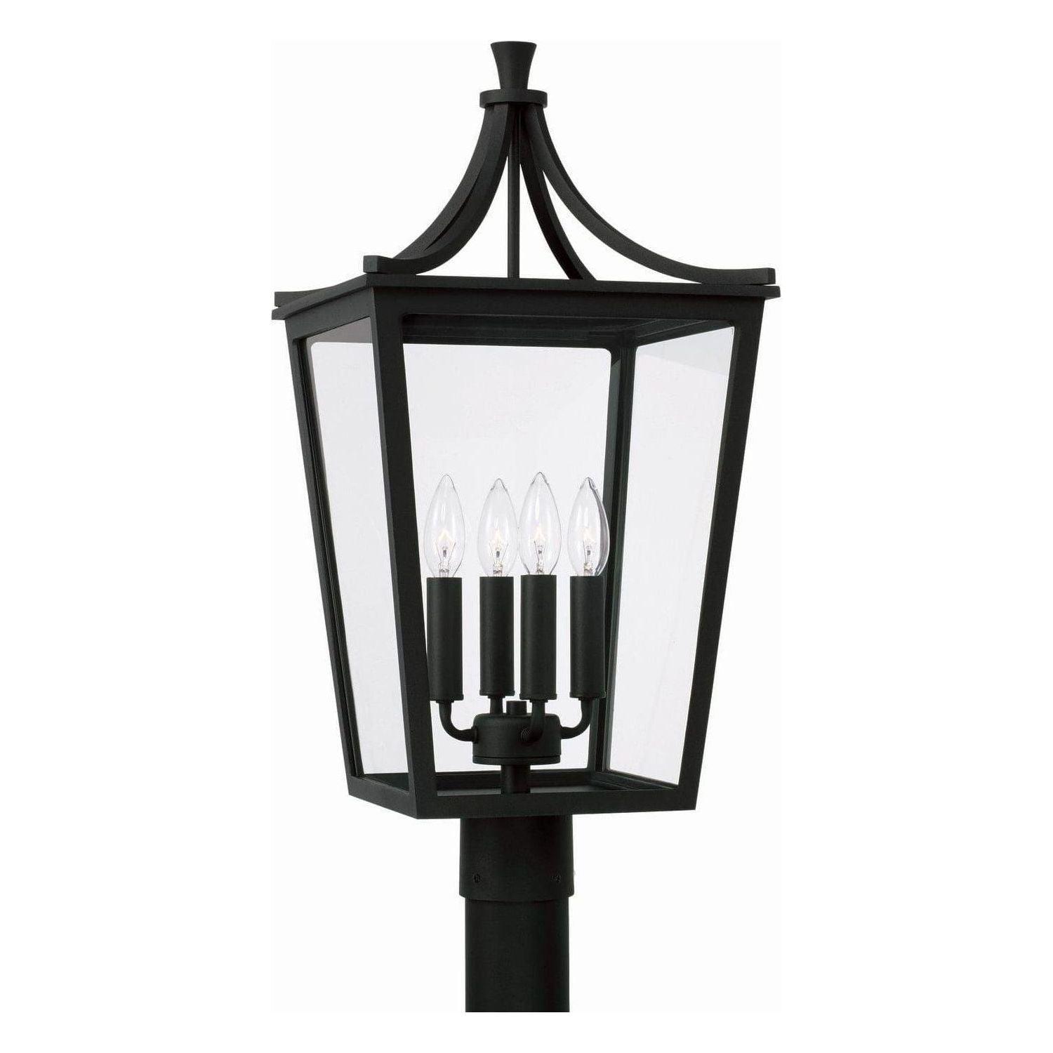 Capital Lighting Fixture Company - Adair Outdoor Post Lantern - 947943BK - Canada Light Shop