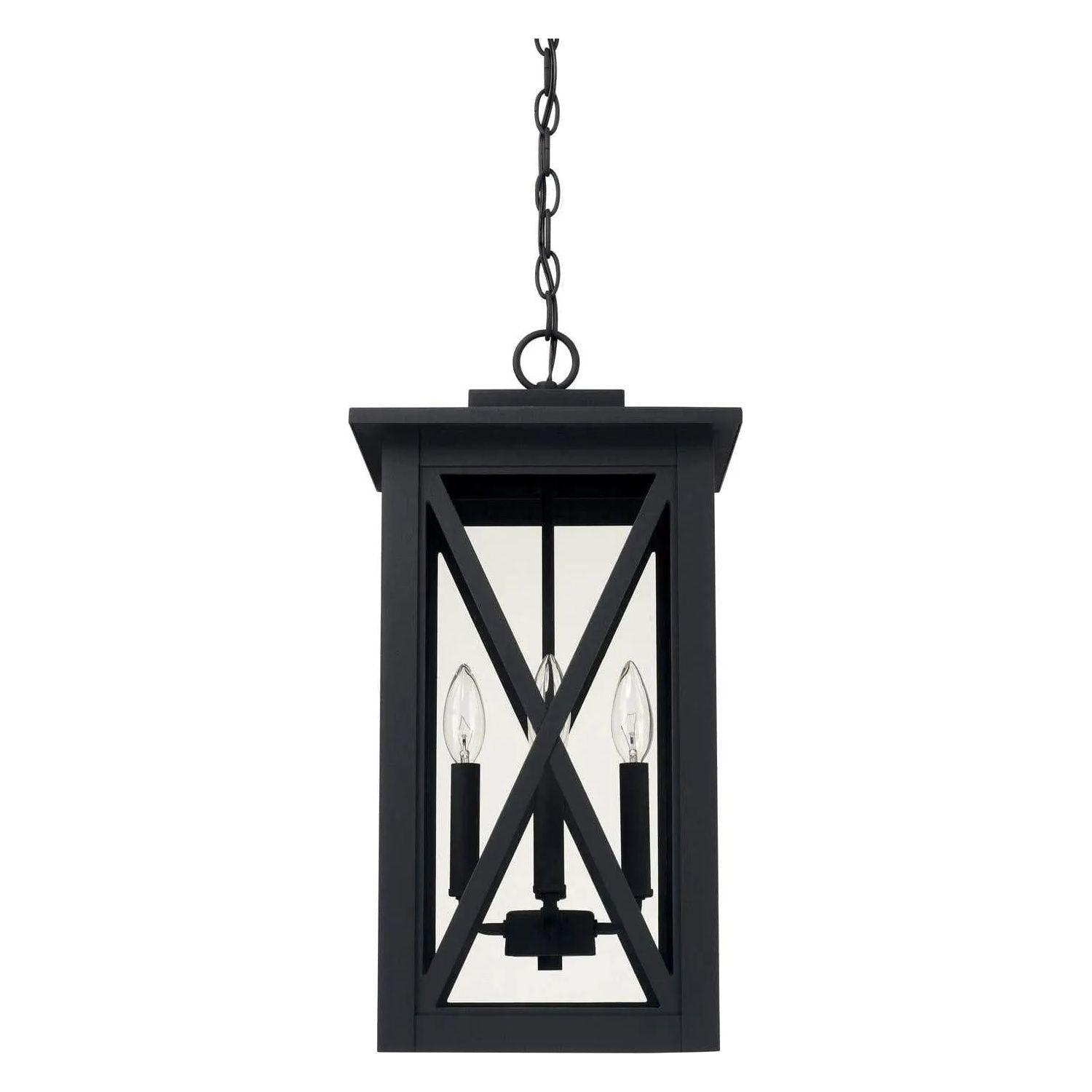 Capital Lighting Fixture Company - Avondale Outdoor Hanging Lantern - 926642BK - Canada Light Shop