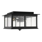 Capital Lighting Fixture Company - Barrett Outdoor Flush Mount - 943836BK - Canada Light Shop