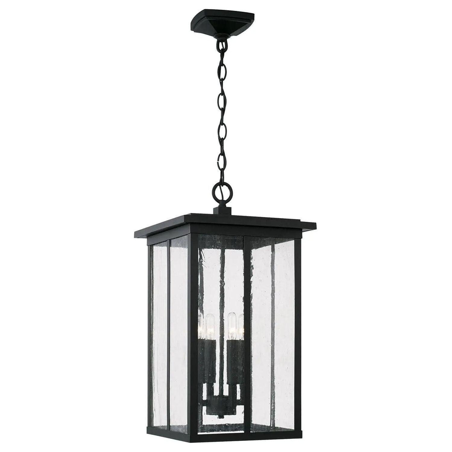 Capital Lighting Fixture Company - Barrett Outdoor Hanging Lantern - 943844BK - Canada Light Shop