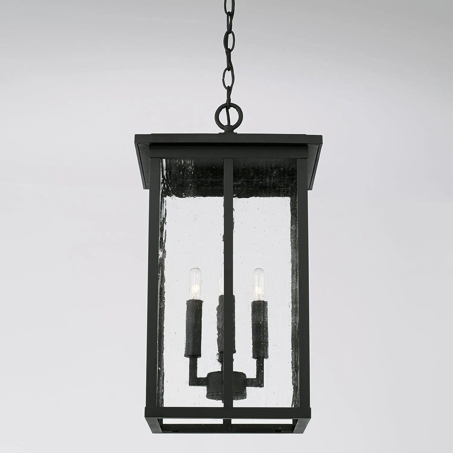 Capital Lighting Fixture Company - Barrett Outdoor Hanging Lantern - 943844BK - Canada Light Shop