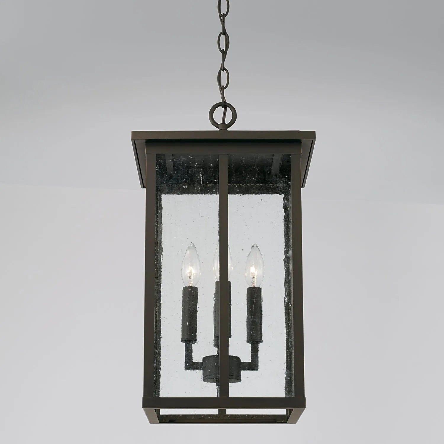 Capital Lighting Fixture Company - Barrett Outdoor Hanging Lantern - 943844BK - Canada Light Shop