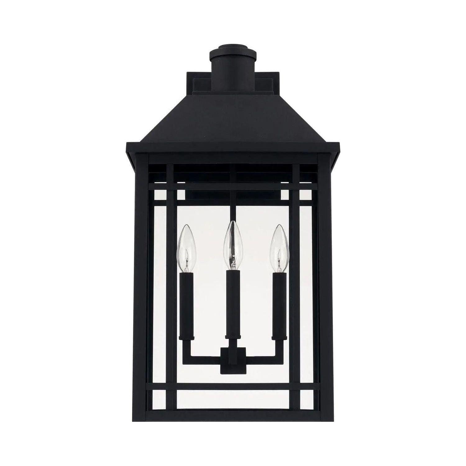 Capital Lighting Fixture Company - Braden Outdoor Wall Lantern - 927131BK - Canada Light Shop