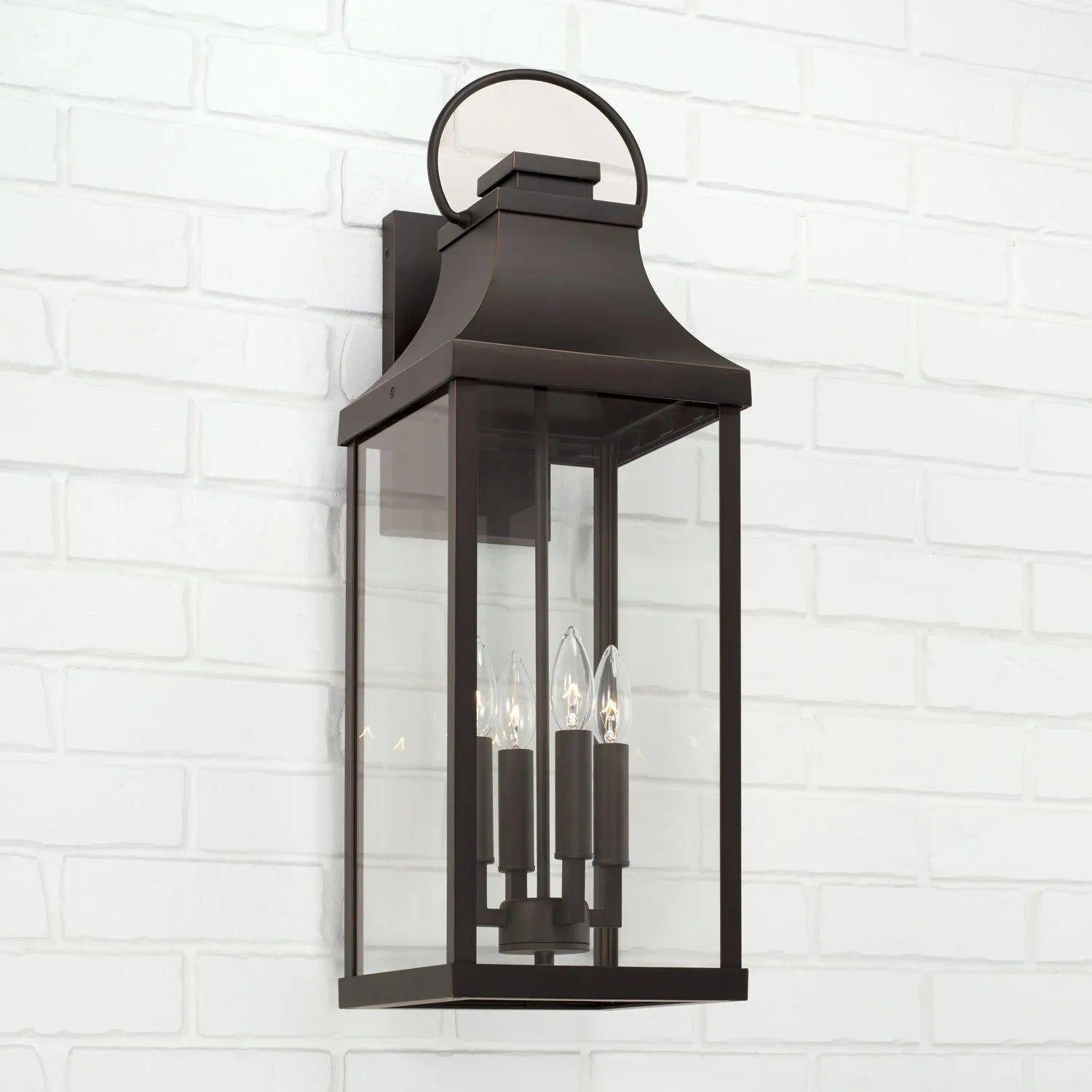 Capital Lighting Fixture Company - Bradford Outdoor Wall Lantern - 946411BK - Canada Light Shop
