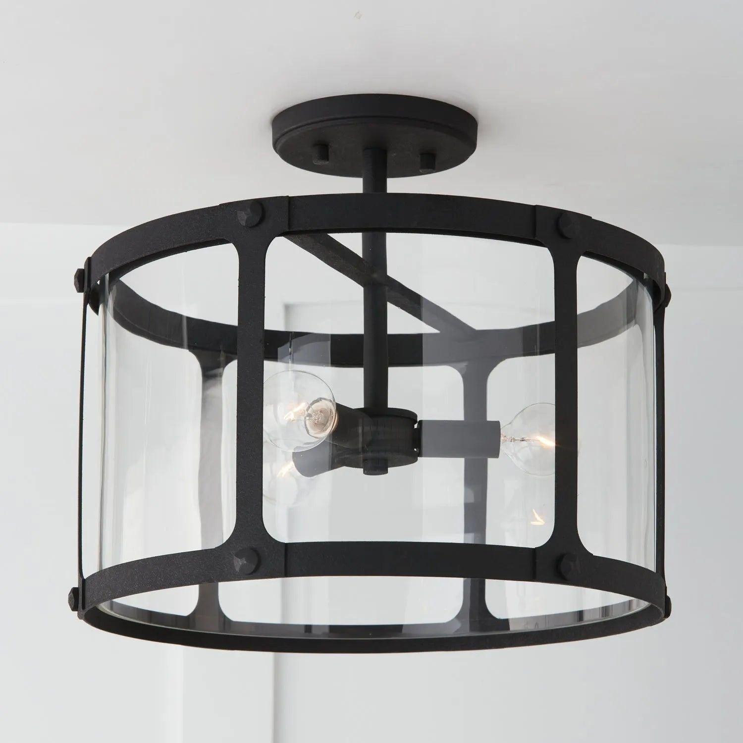 Capital Lighting Fixture Company - Brennen Semi-Flush Mount - 244931BI - Canada Light Shop