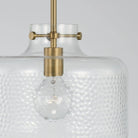Capital Lighting Fixture Company - Brighton Dotted Glass Pendant - 342512AD - Canada Light Shop