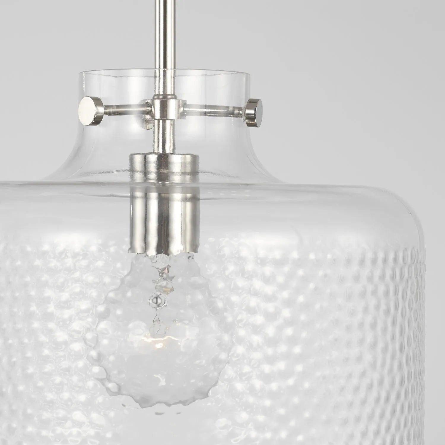 Capital Lighting Fixture Company - Brighton Dotted Glass Pendant - 342512AD - Canada Light Shop