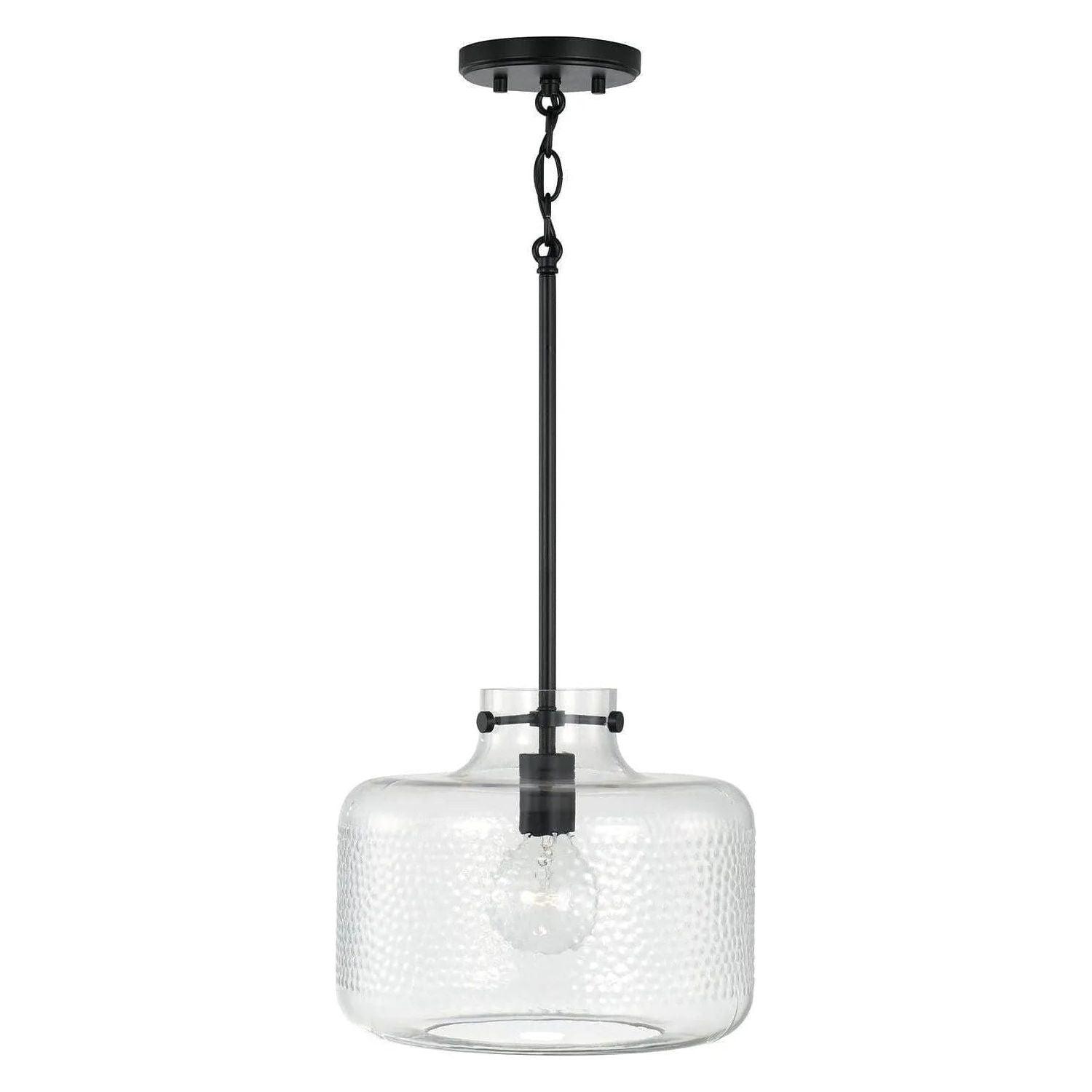 Capital Lighting Fixture Company - Brighton Dotted Glass Pendant - 342512MB - Canada Light Shop