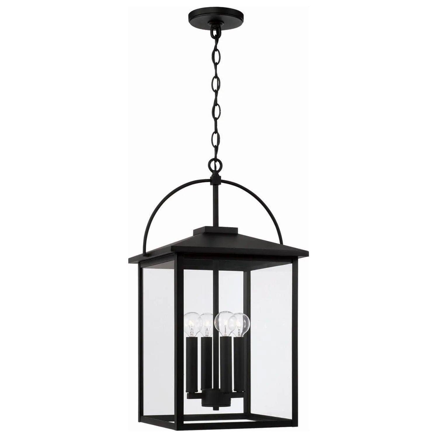 Capital Lighting Fixture Company - Bryson Outdoor Hanging Lantern - 948042BK - Canada Light Shop