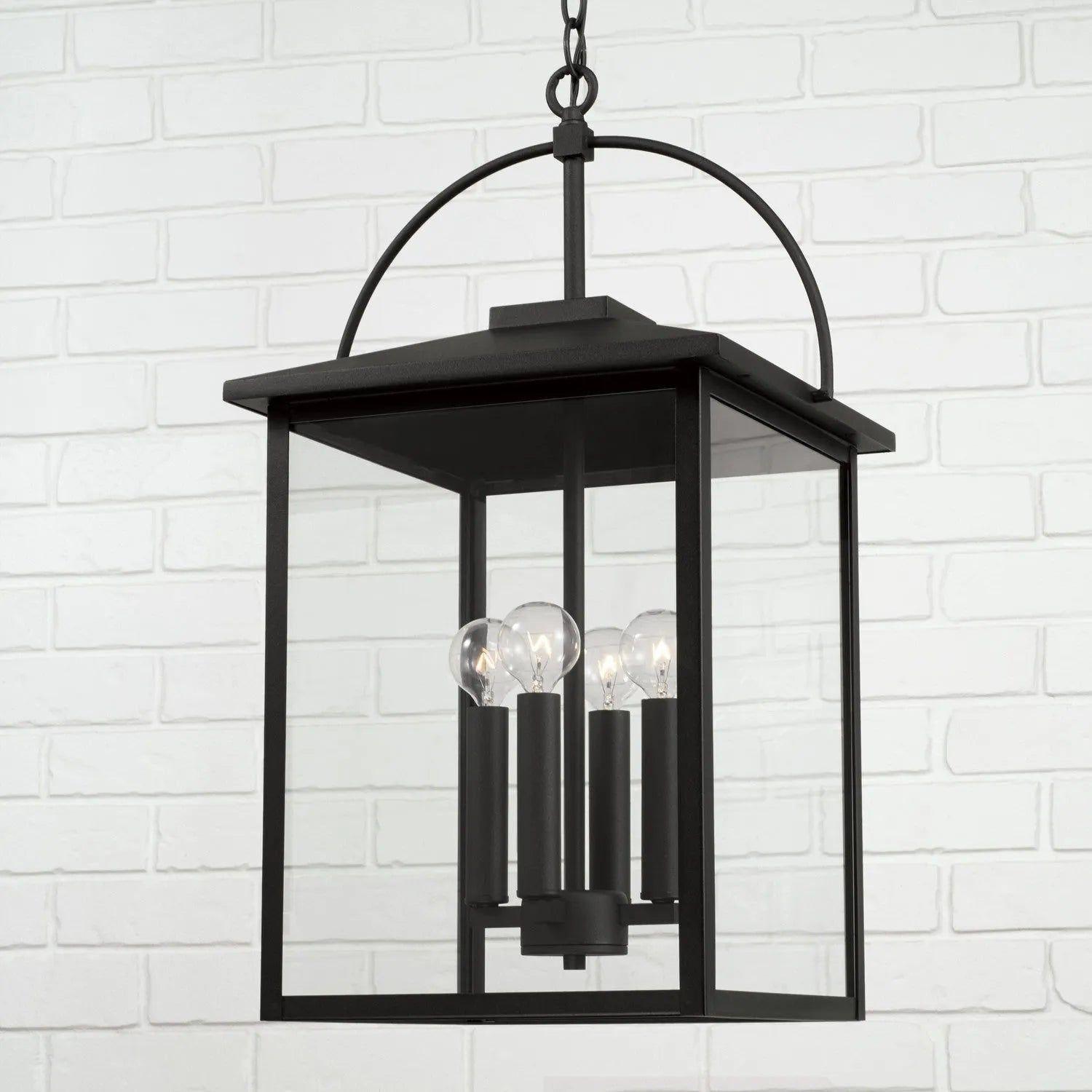 Capital Lighting Fixture Company - Bryson Outdoor Hanging Lantern - 948042BK - Canada Light Shop