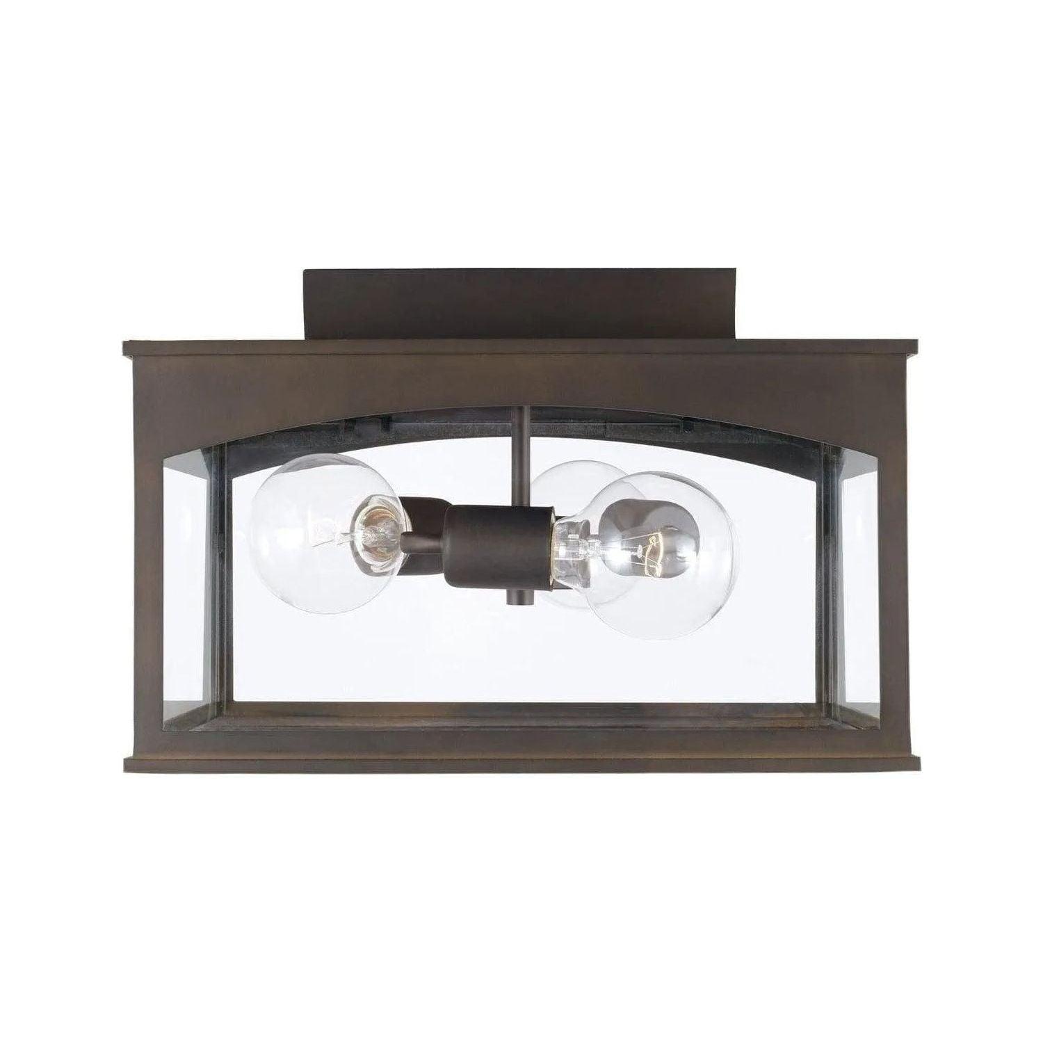 Capital Lighting Fixture Company - Burton Outdoor Flush Mount - 946731OZ - Canada Light Shop