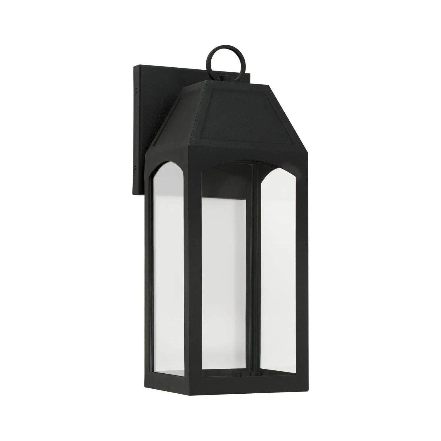 Capital Lighting Fixture Company - Burton Outdoor Wall Lantern - 946311BK-GL - Canada Light Shop