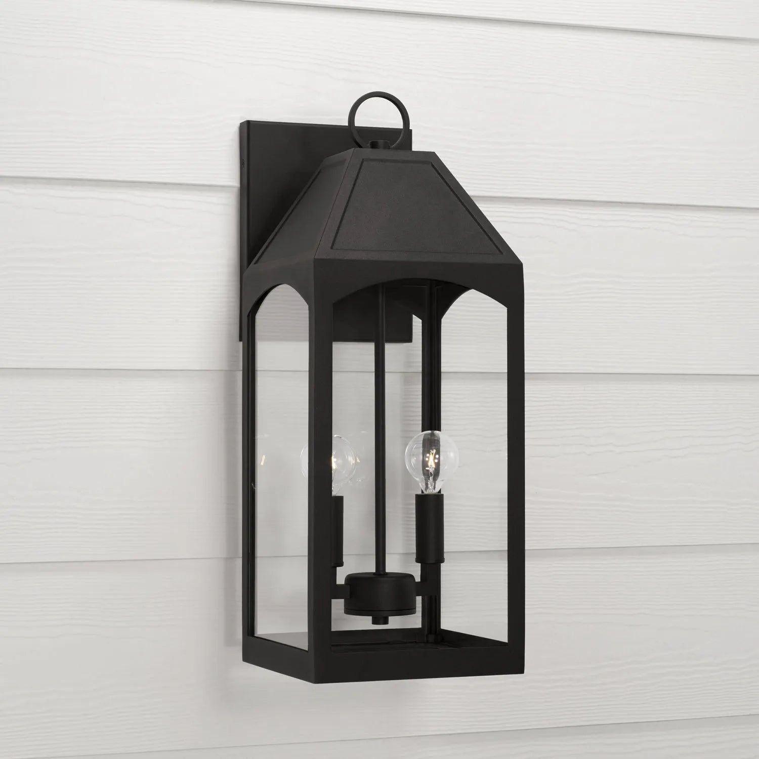 Capital Lighting Fixture Company - Burton Outdoor Wall Lantern - 946311BK - Canada Light Shop