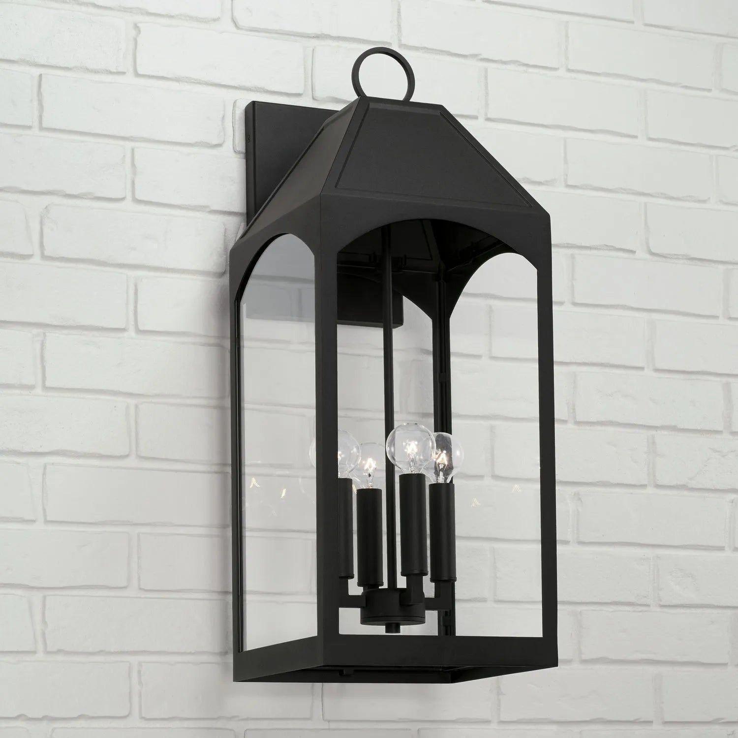 Capital Lighting Fixture Company - Burton Outdoor Wall Lantern - 946311BK - Canada Light Shop