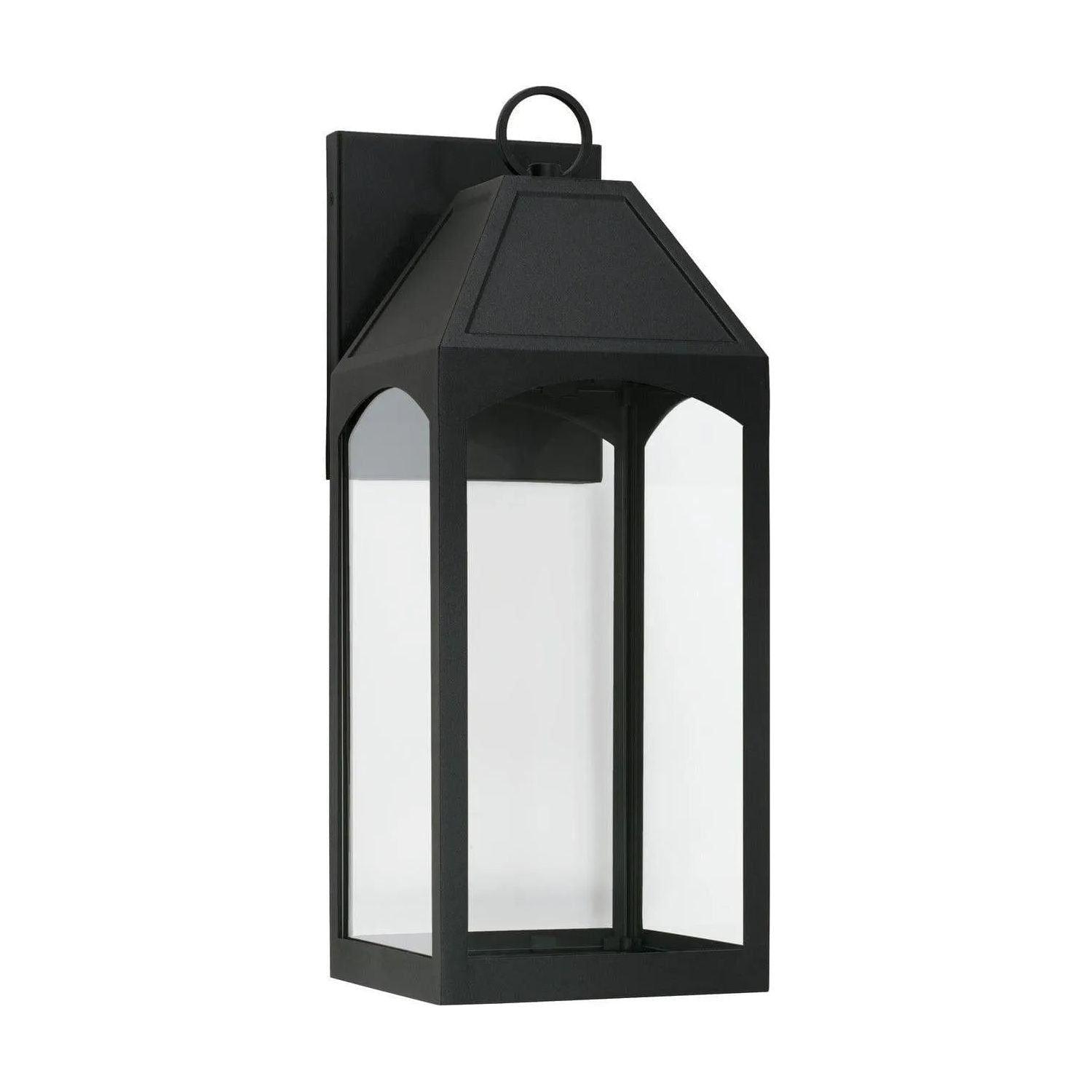Capital Lighting Fixture Company - Burton Outdoor Wall Lantern - 946321BK-GL - Canada Light Shop