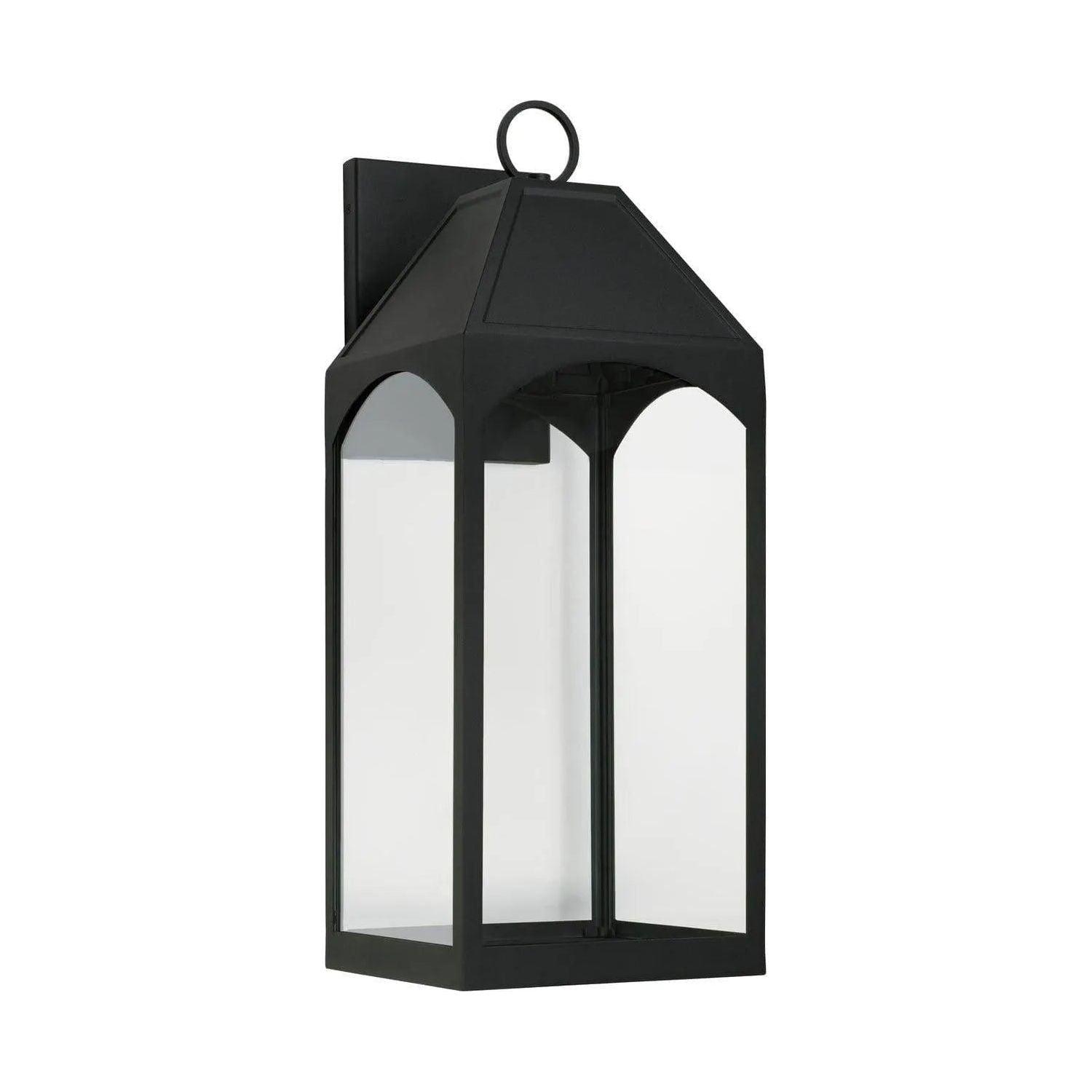 Capital Lighting Fixture Company - Burton Outdoor Wall Lantern - 946341BK-GL - Canada Light Shop