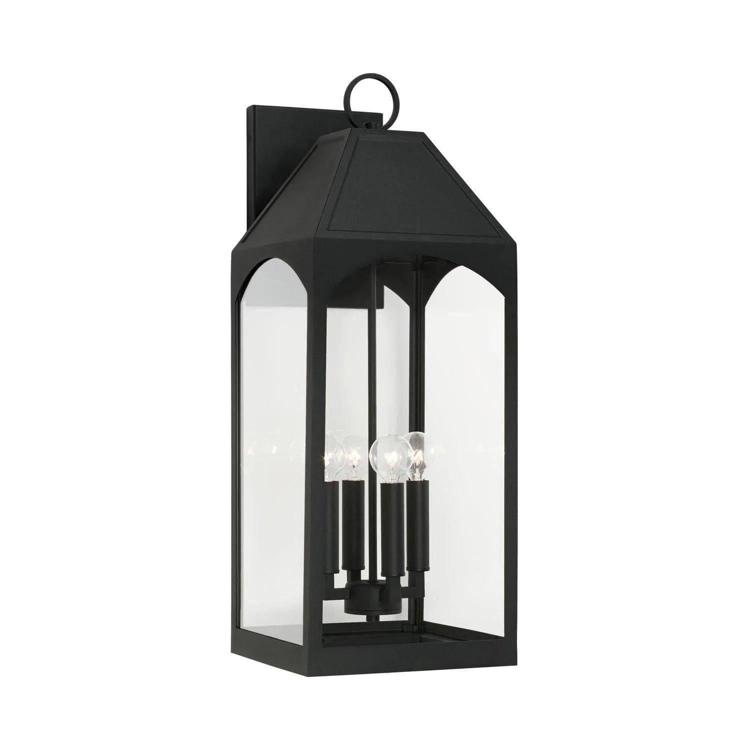 Capital Lighting Fixture Company - Burton Outdoor Wall Lantern - 946341BK - Canada Light Shop